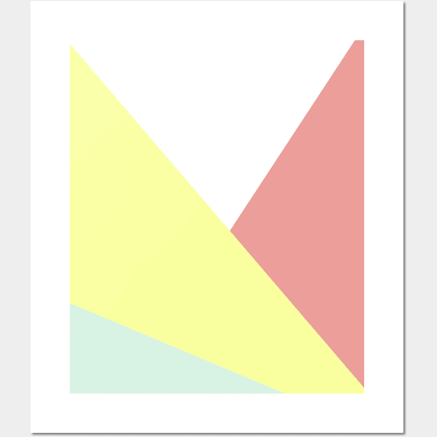 Minimal triangle art Wall Art by pepques